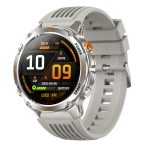   HT37 Smart hodinky – Bluetooth hovory, GPS, AMOLED displej, šport a zdravie v jednom – Strieborné