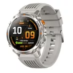   HT37 Smart hodinky – Bluetooth hovory, GPS, AMOLED displej, šport a zdravie v jednom – Strieborné