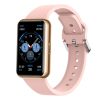 Z23 ružové inteligentné hodinky – 1,57-palcový displej, Bluetooth volanie, meranie pulzu, krokomer