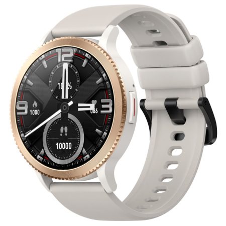 T01 strieborné smart hodinky – Bluetooth hovory, merač pulzu, krokomer