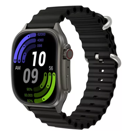 Laxasfit H7 Inteligentné hodinky s funkciou Bluetooth hovorov, meraním pulzu, počítadlom krokov, monitorovaním spánku, zakriveným displejom, určené pre športy v prírode, čierne Laxasfit H7 Inteligentné hodinky s funkciou Bluetooth hovorov, meraním pulzu, počítadlom krokov, monitorovaním spánku, zakriveným displejom, určené pre športy v prírode, čierne