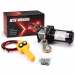   ATV Winch 12 V / 3000 lbs (1361 kg) Elektrický navijak s káblovým diaľkovým ovládaním