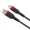 HOCO X59 Victory USB-A–USB-C dátový a nabíjací kábel, 1 m, čierny HOCO X59 Victory USB-A–USB-C dátový a nabíjací kábel, 1 m, čierny