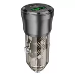 Borofone BZ25 Journey 38 W USB-A/USB-C nabíjačka do auta + 1 m kábel USB-C–USB-C, čierna Borofone BZ25 Journey 38 W USB-A/USB-C nabíjačka do auta + 1 m kábel USB-C–USB-C, čierna