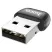 HOCO UA18 Bluetooth 5.0 USB-A nano adaptér, čierny HOCO UA18 Bluetooth 5.0 USB-A nano adaptér, čierny