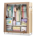   Sorno Mobilná šatníková skriňa/béžová 125cm*45cm*168cm
