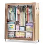   Sorno Mobilná šatníková skriňa/béžová 125cm*45cm*168cm